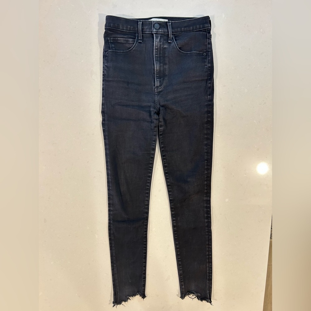 Abercrombie & Fitch Black Ultra High Rise Skinny Jeans
